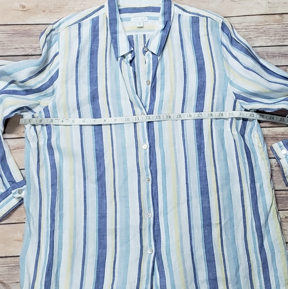 J. Jill Love Linen Shirt - Picture 6 of 8